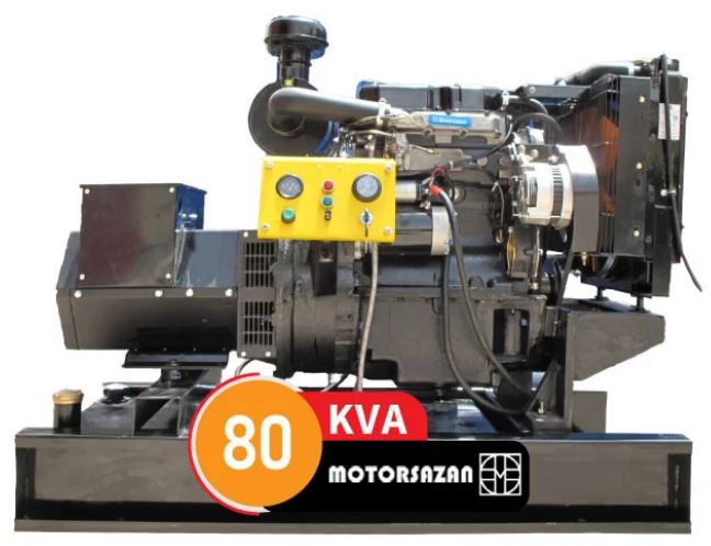 Motorsazan80kva دیزل ژنراتور موتورسازان 80 کاوا
